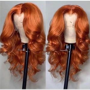 Brazilian Body Wave Ginger Lace Front T-part wig